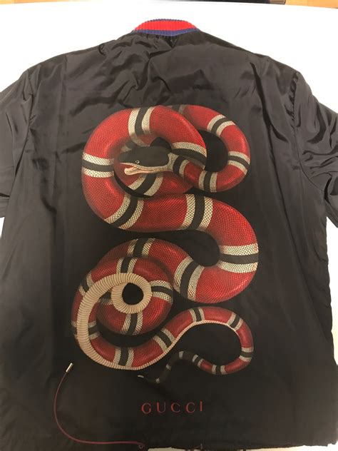 black gucci snake jacket|Gucci coats for women.